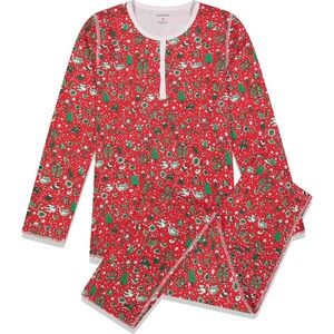 Roller Rabbit Red Christmas Pajama Set sz M